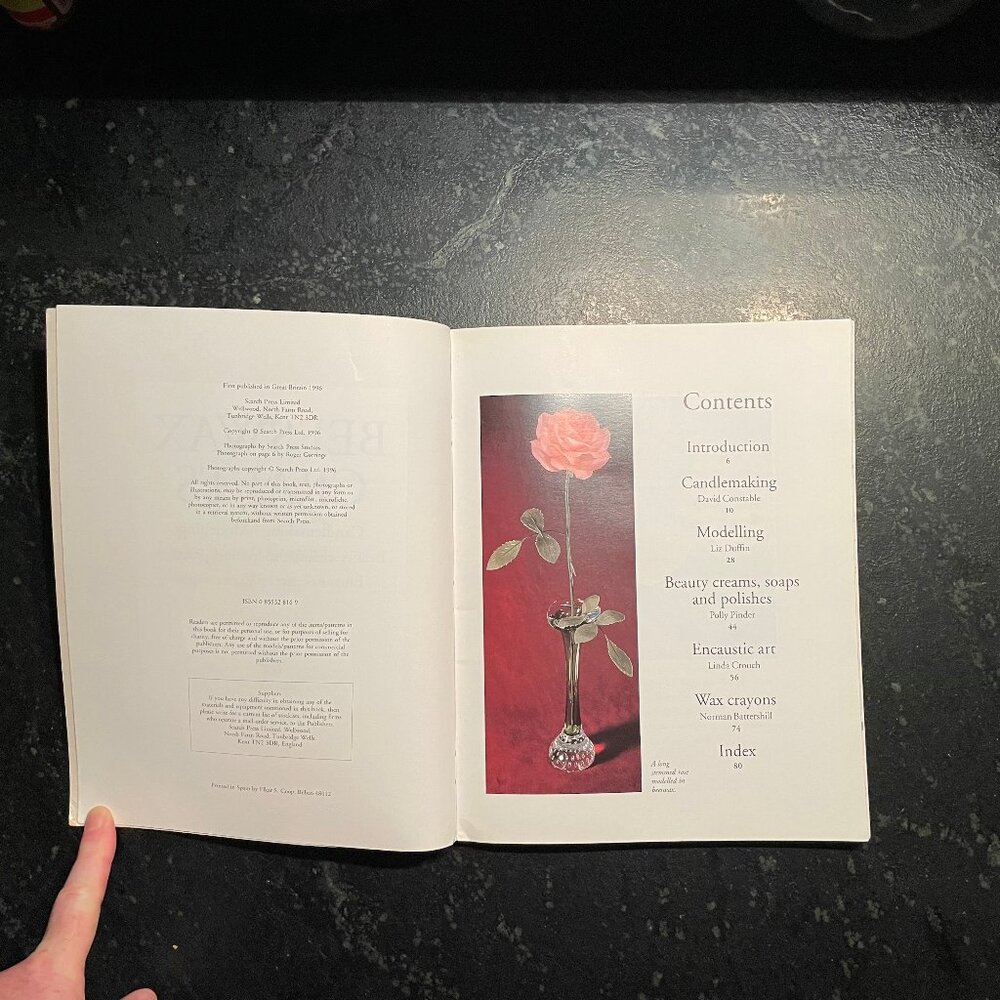 "Beeswax Crafts" 1996 First Edition Search Press Paperback - Picture 4 of 8